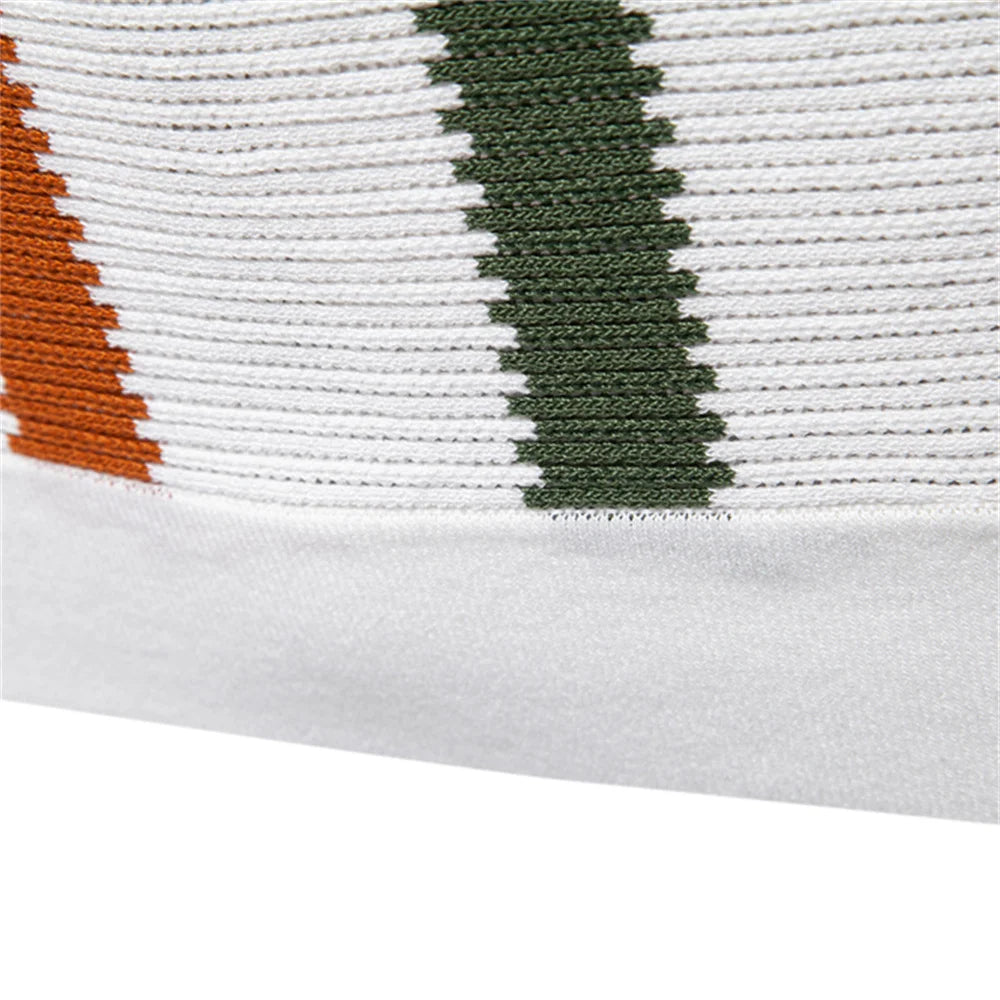 AIOPESON Men's Ribbed Knit Polo Shirt For Breathable Striped Casual Wear with Comfortable Collar High quality Male Polo Shirt