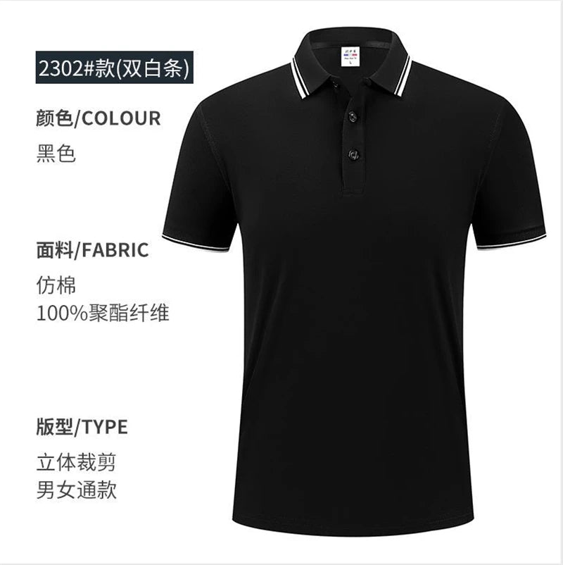 2025 New Men's Business Casual Short Sleeved Shirt Solid Color Polo Shirt Fashionable Breathable Comfortable Versatile Top