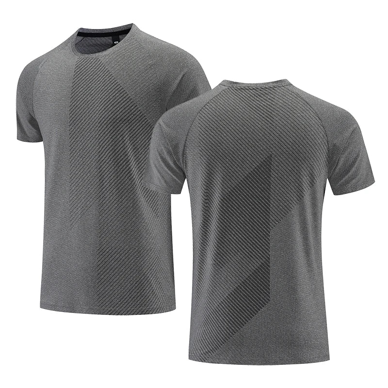 Custom LOGO Sports T-shirts For Men Jogging Shirt Fitness Training Gym Sportswear Casual Outdoor Running Short Sleeve T-shirt