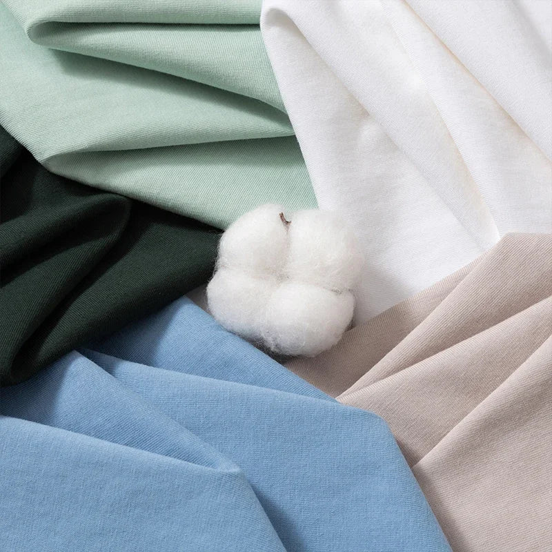 Men's and Women's Cotton T-Shirts Custom Prints Loose Casual Wear Fashion Customize Your Logo Pattern Short Sleeve Camisole Vest