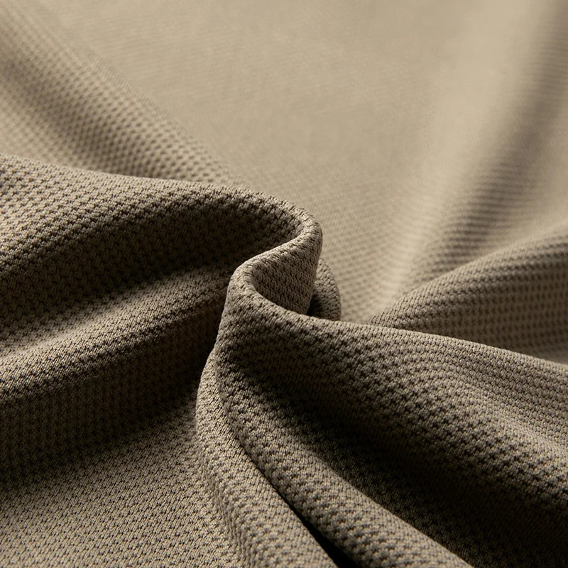 2025 New Men's Casual and Fashionable Long Sleeved Solid Color Fake Two-piece Polo Shirt Business All Season Versatile Top